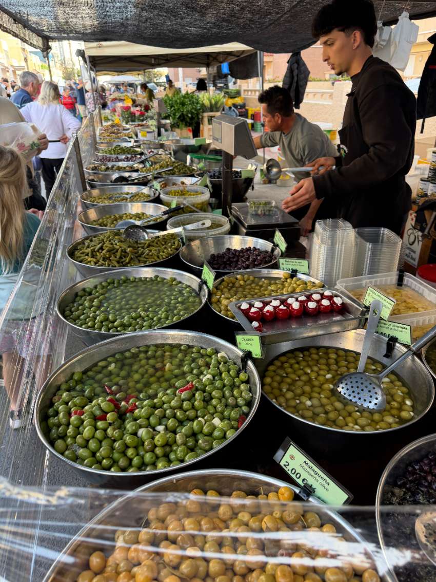 Puesto del mercadillo