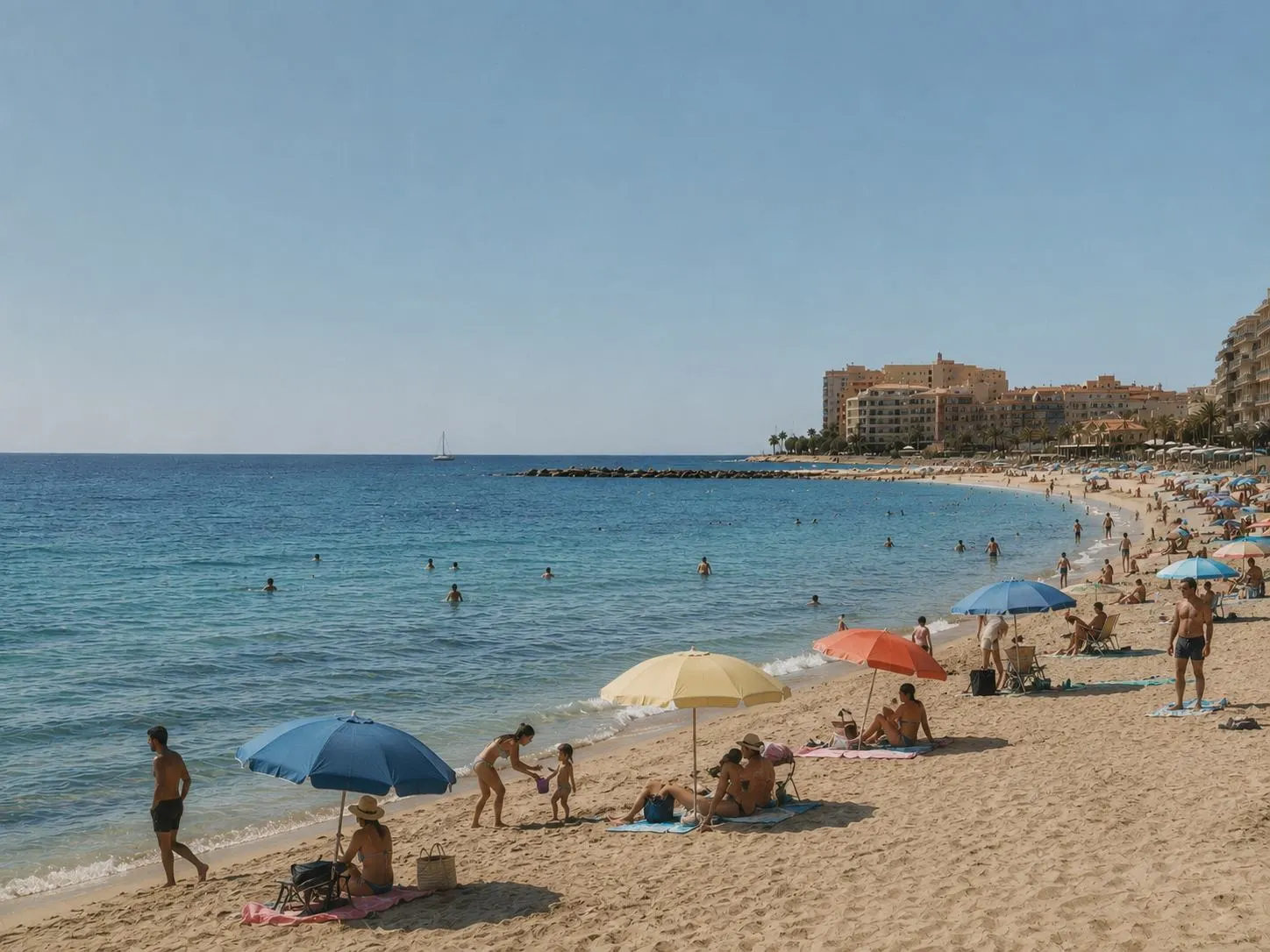 Verano en La Mata, Torrevieja